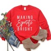 Simply Sage Market Women's Graphic Sweatshirt Making Spirits Bright - 3 of 4