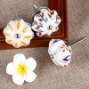 Unique Bargains Hand Painted Ceramic Door Wardrobe Cupboard Cabinet Knobs - 3 of 4