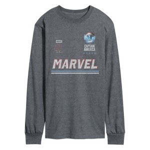 Men's - Marvel - Winter Games Jersey Long Sleeve Graphic T-Shirt - 1 of 3