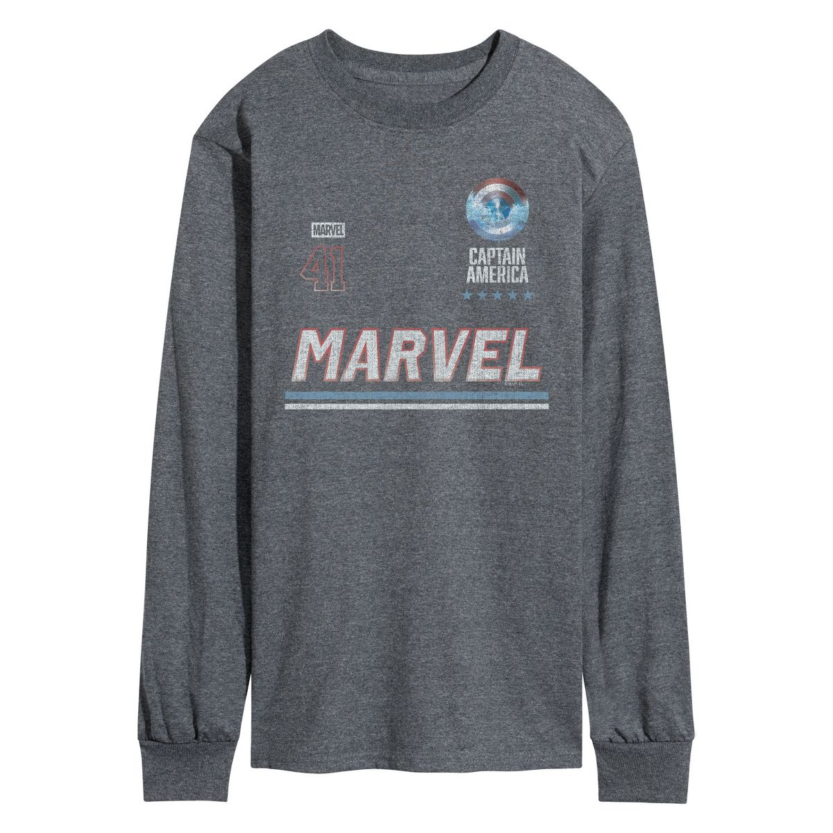 Men's - Marvel - Winter Games Jersey Long Sleeve Graphic T-Shirt - thumbnail 6