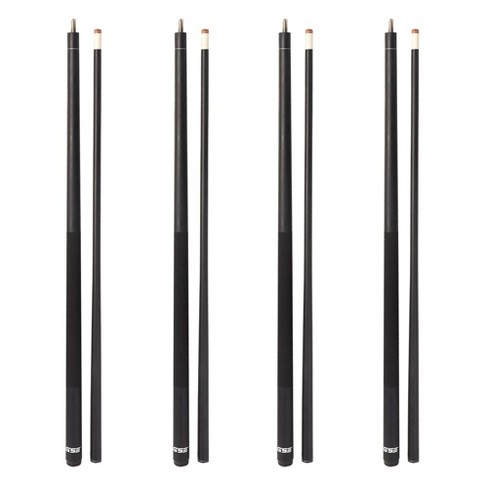 GSE Set of 4 Fiberglass Graphite Composite Billiard Pool Cue Sticks, 58" 2-Piece Pool Cues for Bar/House Use - image 1 of 4