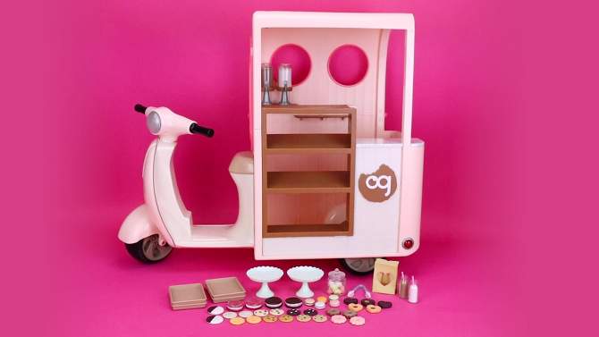 Our Generation Chip Chip Hooray Cookie Scooter Accessory Set for 18&#34; Dolls, 2 of 10, play video