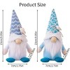 Christmas Gnomes Plush Decoration,Gnome Plush Christmas Decoration Handmade Swedish Dwarf Scandinavian Tomte Elf Gnomes for Home Office Table Decor - 2 of 4