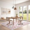 Rugs for Living Room, Floral Insect Botanical Area Rug, Soft Washable Non Slip Low Pile Rug Bedroom Home Decor - 2 of 4