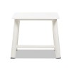 Jennifer Taylor Home Atlas 19.5" Square Outdoor Patio Side Table in Light Beige Gray Aluminum - 2 of 4