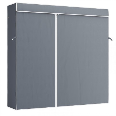 VIPEK Garment Rack Cover for V6, Large Size Dustproof Clothes Cover Oxford Fabric Clothing Rack Covers with Zipper, 75.6" L X 18.5" W X 75.2" H