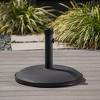 Okak All-Weather Round Umbrella Base with Adjustable Knob, Umbrella Stand and Concrete Inside, Cantilever Umbrella Base for Home - 2 of 4