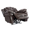 Oportuna Dual Power Recliner Brown - Steve Silver Co. - 4 of 4