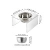 THE LICKER STORE Keaton Modern Acrylic Rectangular Elevated Pet Feeder - 4 of 4