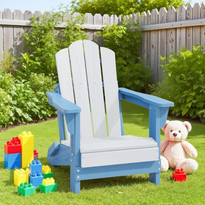 Hyleory Kids' Outdoor Adirondack Chair - Durable HDPE Kids' Patio Chair