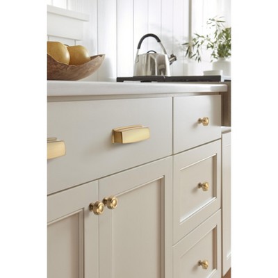 Champagne Bronze 3-3/4" Cabinet Cup Pull with Mounting Hardware