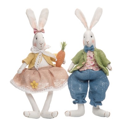 C&F Home Soft Easter Rabbits A/2