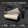 GTPLAYER Ergonomic Gaming Chair, PU Leather Computer Chair with Footrest, Lumbar Support for Adults - 3 of 4