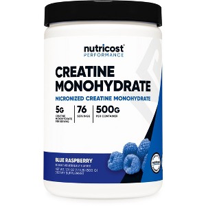 Nutricost Creatine Monohydrate Powder | Pure Micronized Creatine Monohydrate Powder For Pre- and Post-Workout - 1 of 4
