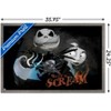 Trends International The Nightmare Before Christmas - Distorted Scream Framed Wall Poster Prints - 3 of 4