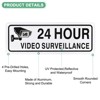Unique Bargains Reflective UV Protected Waterproof Security Camera Sign 2 Pcs - 2 of 4
