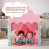 SUGIFT Kids Play Tent House with Lights Large Indoor Outdoor Playhouse with Cotton Mat Breathable Fabric - 4 of 4