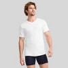Jockey Generation™ Men's 100% Cotton V-Neck Undershirt 3pk - 4 of 4