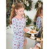RuffleButts SoftSnooze Big Girls Ruffle Long Sleeve Pajama Set - 4 of 4
