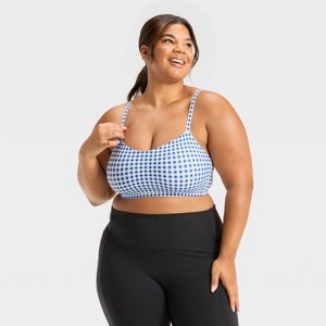 Women's Everyday Soft Light Support Strappy Sports Bra - All In Motion™ - 1 of 3
