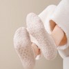 Anna-Kaci Women's 3-Pack Fuzzy Grip Socks Low Cut Non-Slip Soft Lounge Slipper Socks - 4 of 4