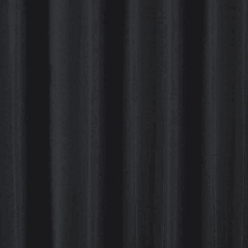 RT Designers Collection Kennedy Elegant Design Grommet Curtain Panel Black, 3 of 4