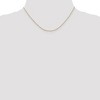 Black Bow Jewelry 0.7mm, 14k Yellow Gold, Ropa Chain Necklace - 2 of 4