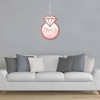 Big Dot of Happiness Bride Squad - Hanging Porch Rose Gold Bridal Shower or Bachelorette Party Outdoor Decorations - Front Door Decor - 1 Piece Sign - 3 of 4