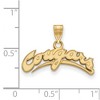Black Bow Jewelry 14k Yellow Gold Washington State Cougars NCAA Small Pendant - 2 of 3