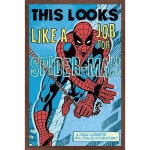 Trends International Marvel Comics Spider-Man - Looks Like A Job Framed Wall Poster Prints - 1 of 4