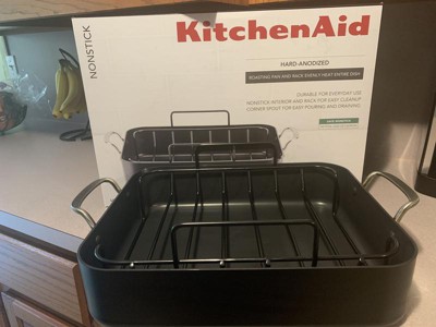 KitchenAid Red Dome Roaster with Rack and Lid