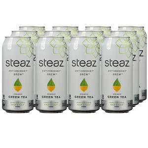 Steaz Zero Calorie Green Half and Half Tea - Case of 12/16 fz - 1 of 2