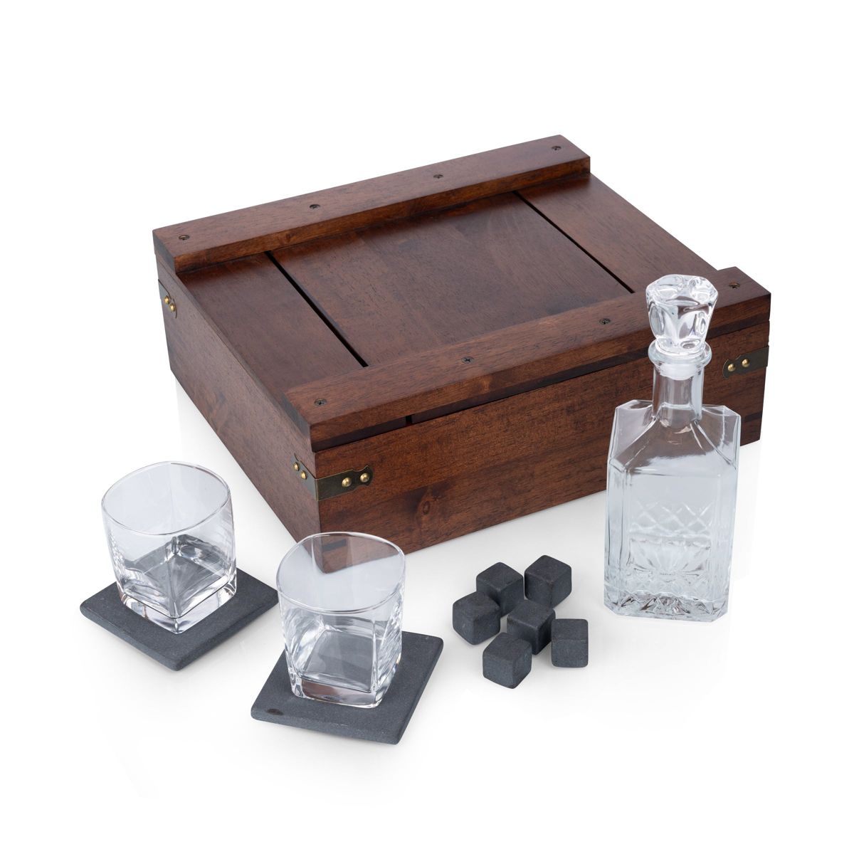 Picnic Time 12pc Barware Box with Decanter Gift Set - thumbnail 3