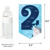 Big Dot of Happiness 2nd Birthday Shark Zone - Jawsome Shark Second Birthday Party Bunting Banner - Party Decorations - Happy 2nd Birthday - 2 of 4