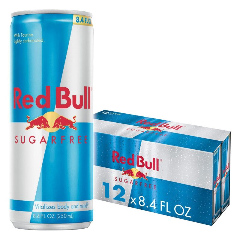Red Bull Sugar Free Energy Drink - 12pk/8.4 fl oz Cans, 1 of 7