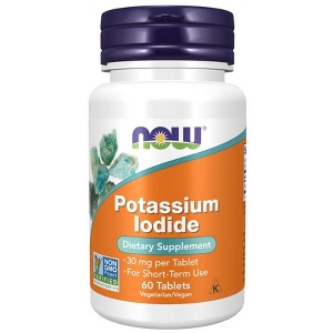 Potassium Iodide 30mg by Now Foods  -  60 Tablet - 1 of 2