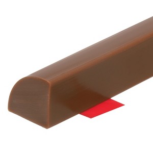 Unique Bargains Flexible Quarter Round Molding Silicone Peel and Stick Trim Self Adhesive Shower Water Barrier - 1 of 4
