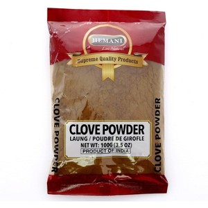 Hemani Clove Powder - 100g (3.5 OZ) - No Color Added - 100% Natural - Supreme Quality - Gluten Free Ingredients - NON-GMO - Vegan - No Salt or fillers - 1 of 2
