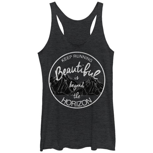 Women's CHIN UP Beautiful Beyond Horizon Racerback Tank Top - image 1 of 3