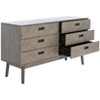 Donald 6 Drawer Mid-Centry Dresser - SFV2110 - Safavieh Couture - 4 of 4