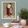 Courtside Market Santas Log Cabin 8x10 Framed Art Board - 2 of 2