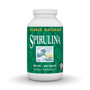 Spirulina 500mg by Source Naturals, Inc.  -  500 Tablet - 1 of 3