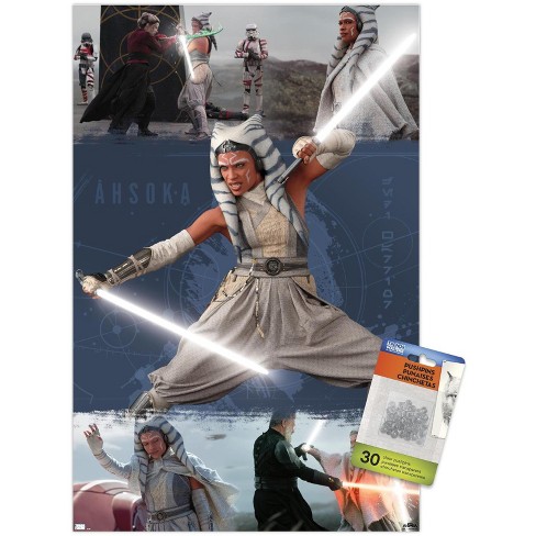 Trends International Star Wars: Ahsoka - Ahsoka in White Unframed Wall Poster Prints - image 1 of 4