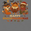 Rerun Island Men Happy Hallothanksmas Animals Short Sleeve Graphic Cotton T-Shirt - 2 of 4