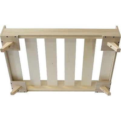 Small Light Wood Elevated Outdoor Dog Bed Frame