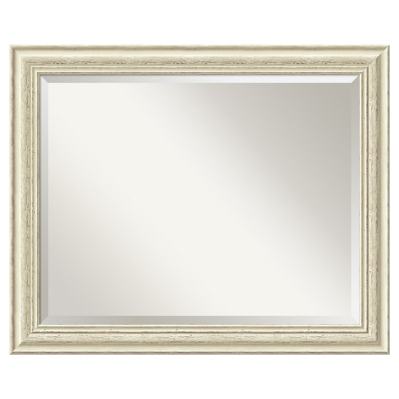 32&#34; x 26&#34; Country White Wash Framed Wall Mirror - Amanti Art, 3 of 12