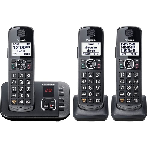 Panasonic Cordless Phone System with Digital Answering Machine, KX-TGD63x  Series