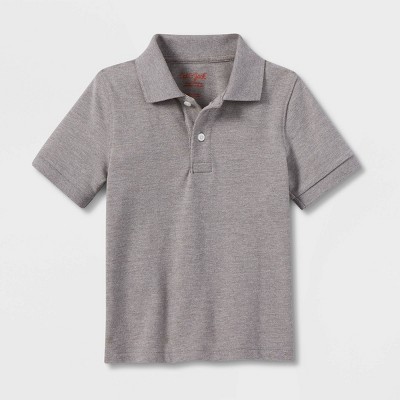 toddler grey polo shirt