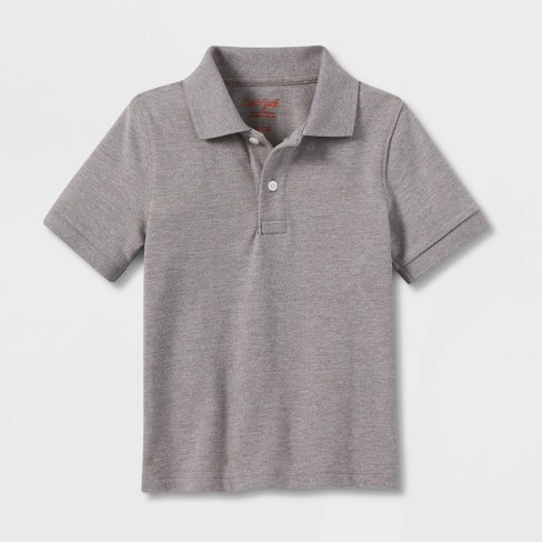 Toddler grey 2025 polo shirt