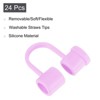 Unique Bargains Reusable Dust-Proof Flexible Washable Straw Cover - 3 of 4